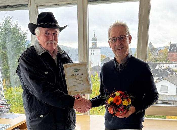 Förderverein begrüßt 100. Mitglied